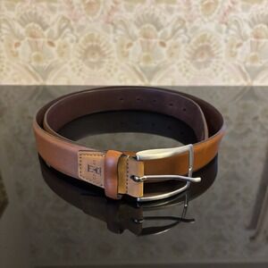 Allen Edmonds Cinturón Manistee Para Hombre, Café